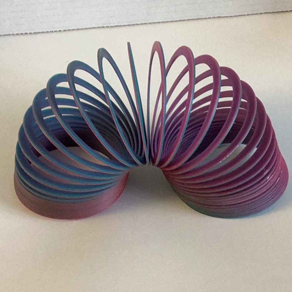 Vintage 1990’s Multi Colour Plastic Slinky